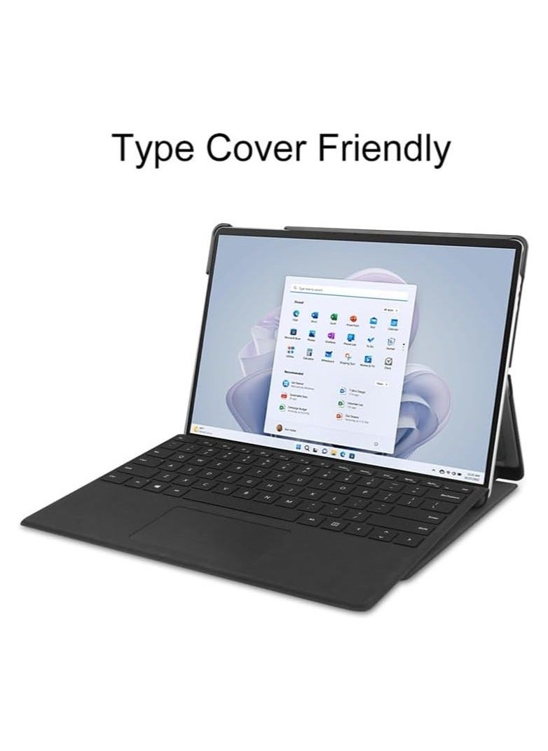 Compatible with Microsoft Surface Pro 11 (2024) 13 inch Case PU Leather Flip Stand Hard PC Back Cover for Funda Tablet  - Image 2