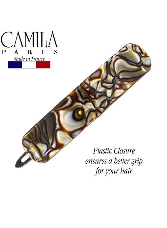 CAMILA Paris Cp2817 French Hair Barrette Clip For Girls Handmade Onyx Metalfree Closure Strong Hold Grip Hair Clips For Women No Slip And Durable Styling Girls Hair Accessories Made In France - Image 3