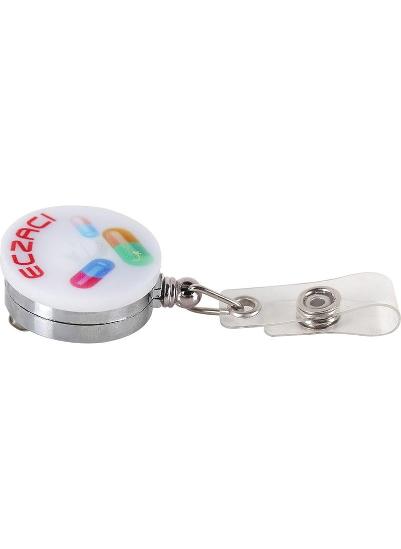 Nur Medikal Giyim - Nur Medical Clothing Pharmacist Themed Yoyo Name Badge - Image 1