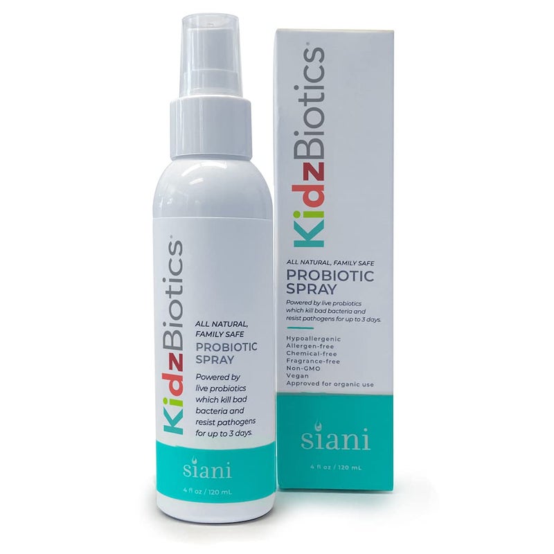 Topical Probiotic Spray for Kids and Teens Organically and Pediatrician Approved Non GMO Hypoallergenic Vegan 4 Fl Oz