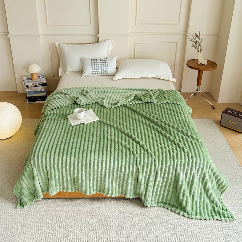 180 x 200 CM Ultra-Soft Faux Rabbit Fur Plush Sofa Cushion & Bedding Blanket - Luxury Double-Sided Thickened Winter Fleece - Image 1