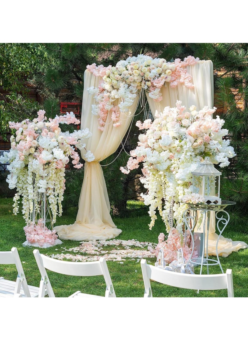 Oasisgalore 2 Pack Pink Cherry Blossom Garland for Home, Wedding, and Party Decor  - Image 2