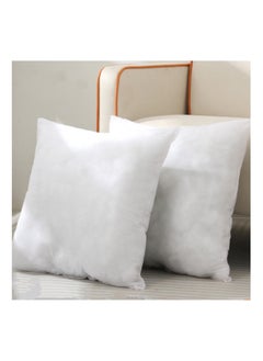 Generic Square Pillow Cushion Filler (2-piece set) 450g Soft Fiber, Non-Woven Cover Suitable for Home Decoration Such as Beds, Benches, Sofas, Etc. (18 * 18inch) (2)  - Image 4