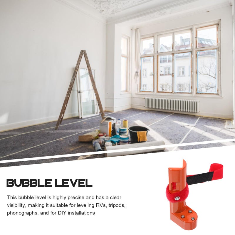Mini Bubble Spirit Level Metal Right Angle Rod with Strap for Construction Surveying Photo Frame Alignment - Image 5