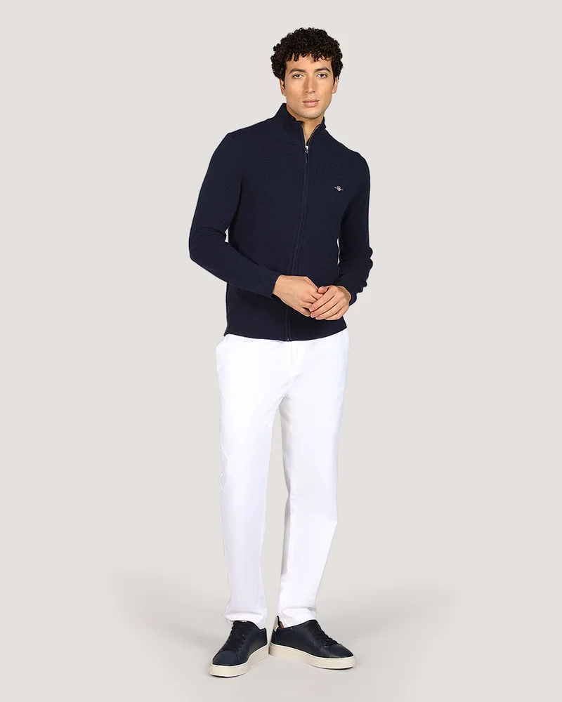 GANT Extrafine Lambswool Zip Cardigan
