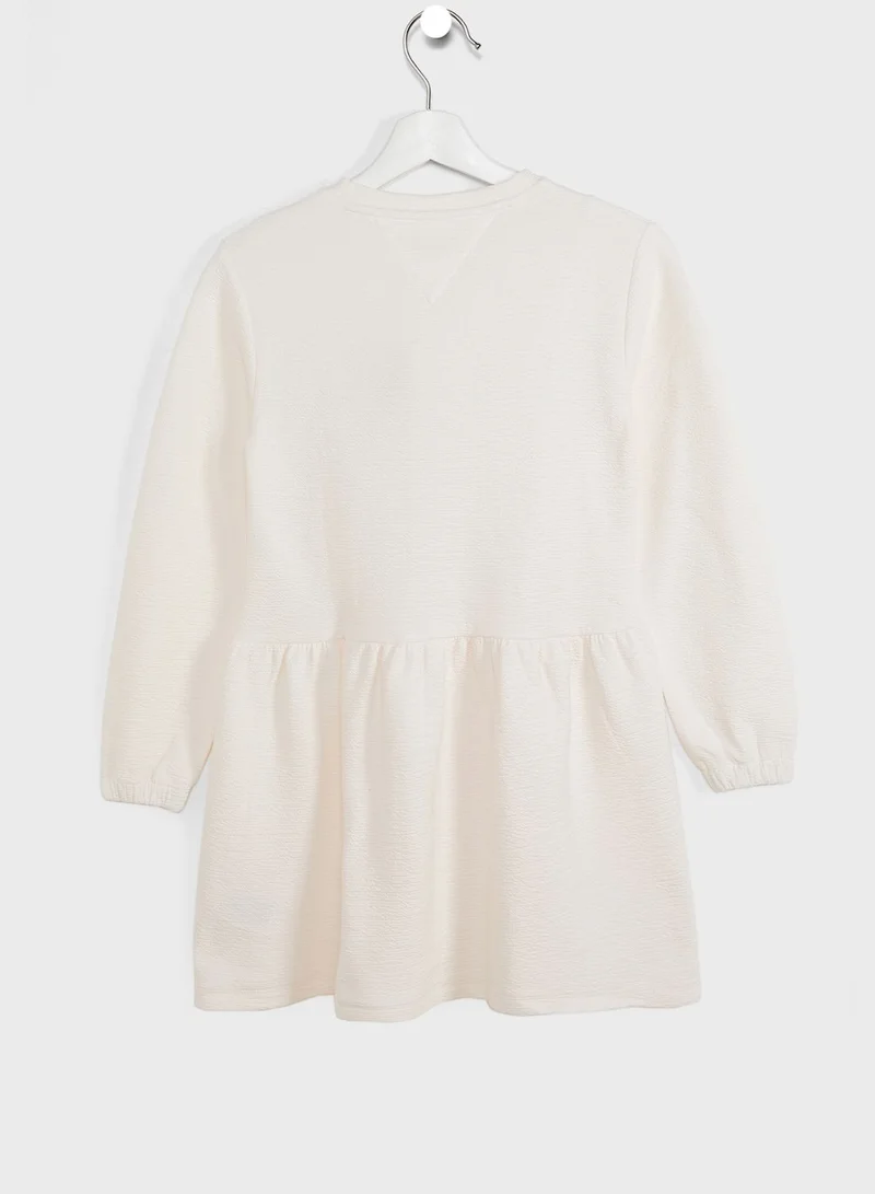 TOMMY HILFIGER Youth Ruffle Knitted Dress