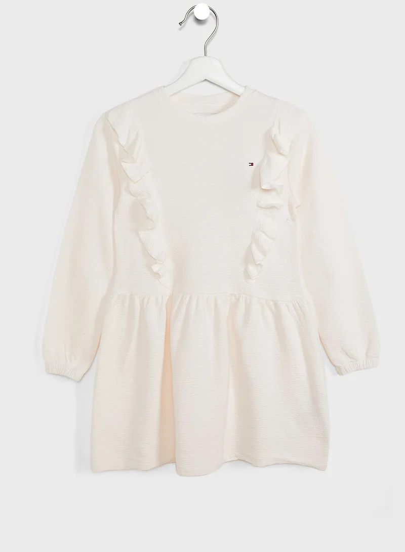 TOMMY HILFIGER Youth Ruffle Knitted Dress