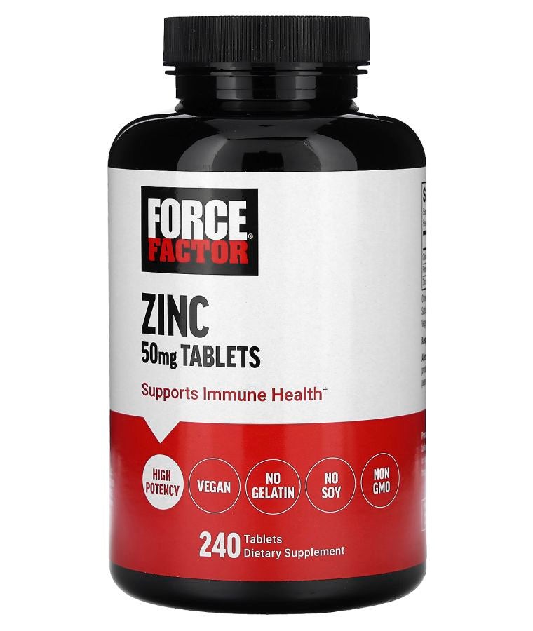 Force Factor Zinc 50 mg 240 Tablets