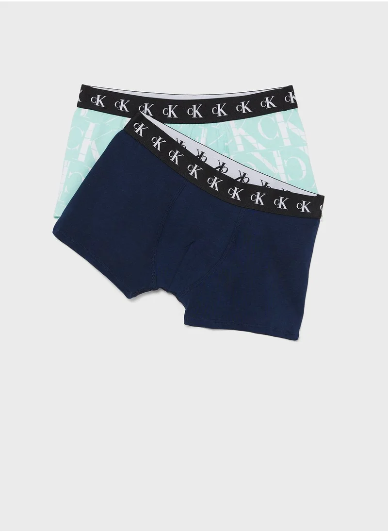 CALVIN KLEIN Youth 3 Pack Assorted Trunks