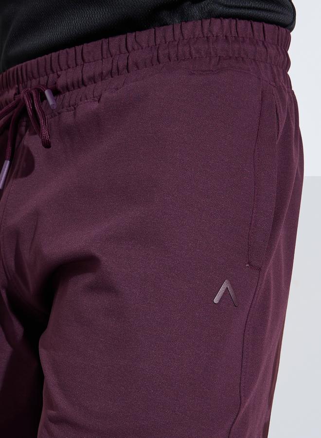 Styli Purple Activewear Sports Shorts with Drawstring - Image 3