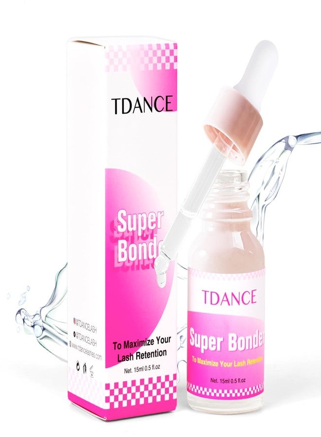 TDANCE Lash Bonder for Eyelash Extensions, Glue Accelerator, Increase Eyelash Retention Time, Water Oil Proof, Lash Extension Bonder (15ml, Lash Bonder) - Image 1