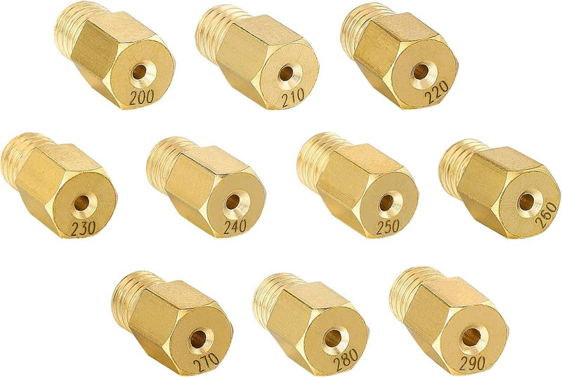 Skdorpfm XUYUAN 10pcs Carburetor Hex Type Main Jet Kit for MI-KUNI VM/TM/TMX Carburetors (200-290) - Image 1
