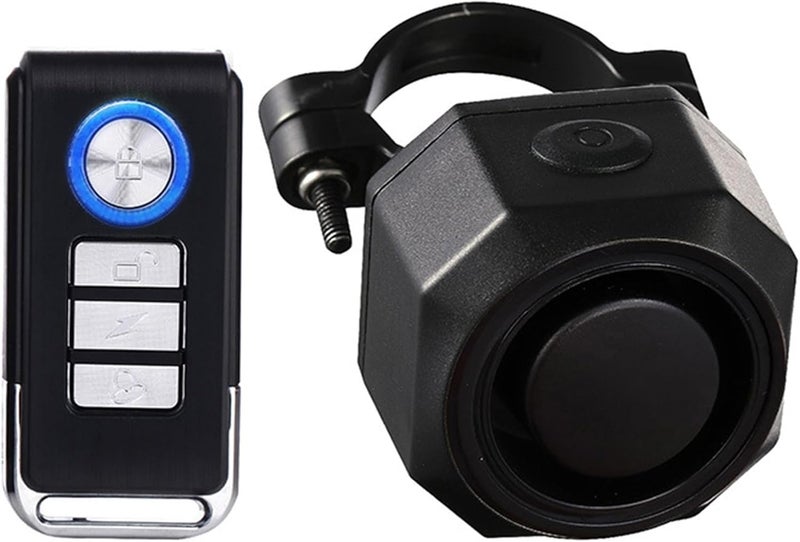 Meichoon Rechargeable Bike Alarm Waterproof Wireless Vibration Motion Sensor with Remote Control 110dB for Bike Motorcycle Scooter Vehicle Trailer Car - Image 1