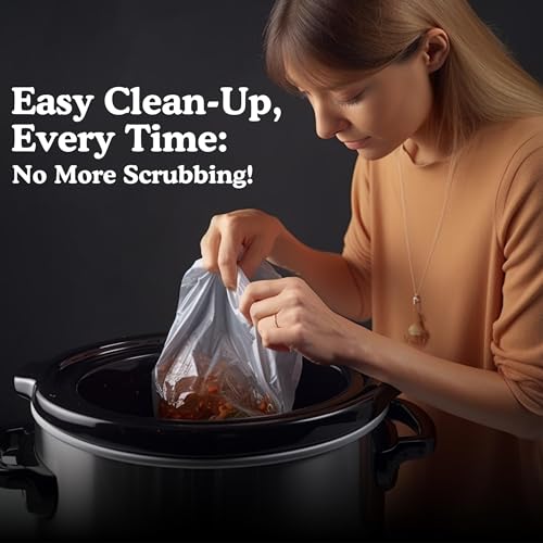 Regency Wraps Slow Cooker Saver, Time Saving, Non-Stick Liners For Easy Clean Up After Making Stews Soup and Meat, Store and Reheat Food, 20 x 12, Pack of 12 - Image 3