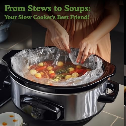 Regency Wraps Slow Cooker Saver, Time Saving, Non-Stick Liners For Easy Clean Up After Making Stews Soup and Meat, Store and Reheat Food, 20 x 12, Pack of 12 - Image 4