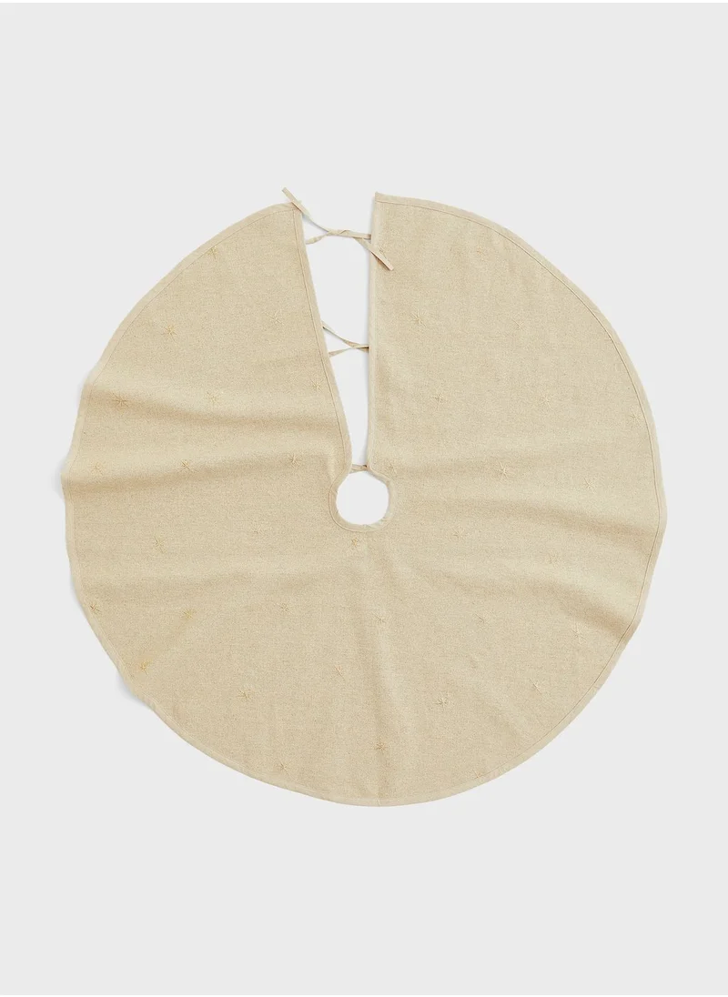 اتش اند ام Linen-Blend Christmas Tree Skirt