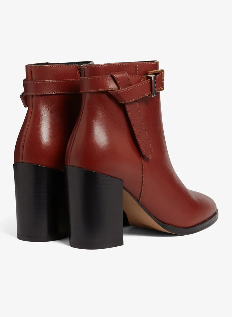 Ted Baker Brown Cleonna Belt Detail Ankle Boots for Women | Best Price UAE