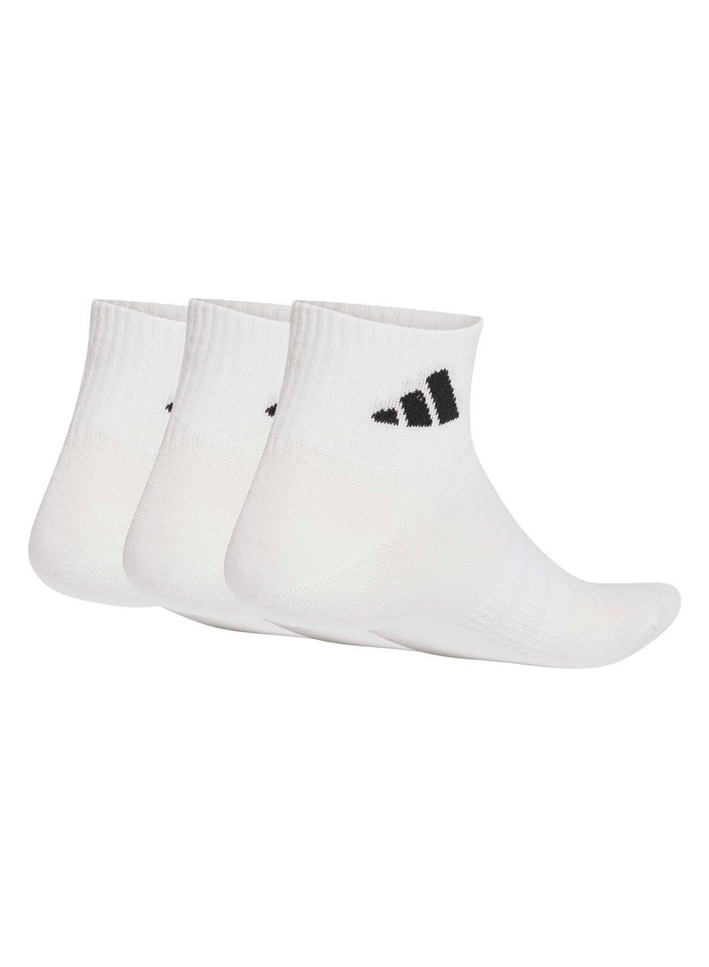 Adidas Thin&Light Sportswear Ankle Socks 3 Pair Pack - Image 2