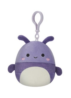 Squishmallows دمية أكسل بيربل بيتل المحشوة - 3.5 بوصة  - Image 1