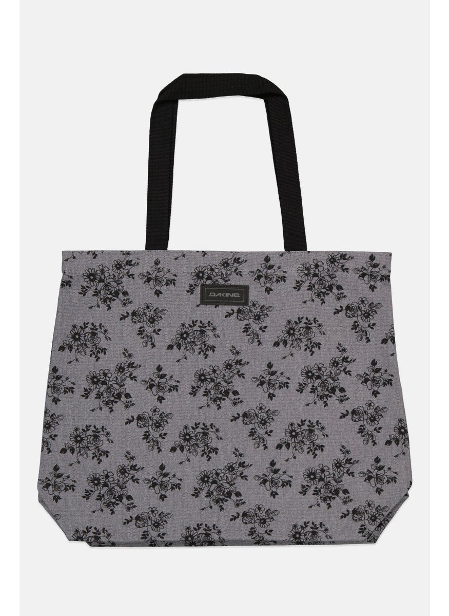 DAKINe - Women Floral Tote Bag 45H x 55 L x 17 W Cm, Grey - Image 1