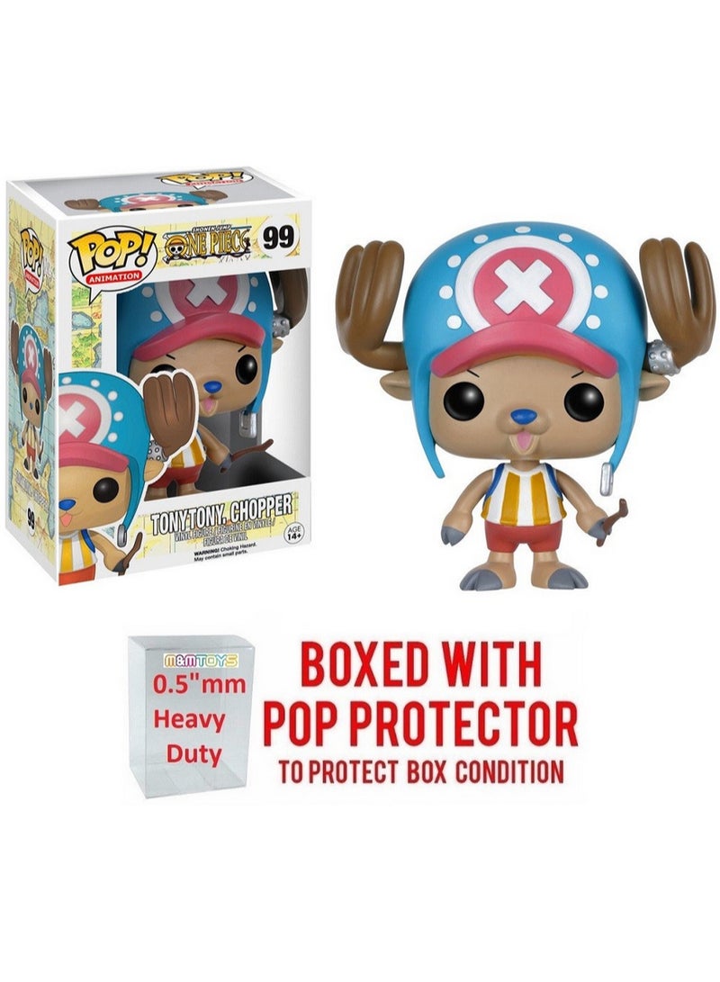 Tony Tony Chopper Figure – Funko Pop Edition Special for One Piece Fans  Add this beloved One Piece character, Chopper, to your collection with stunning detail and high quality.  The figure comes in an original box protected by a 0.5mm Pop Protector to ensure it remains in perfect condition.
