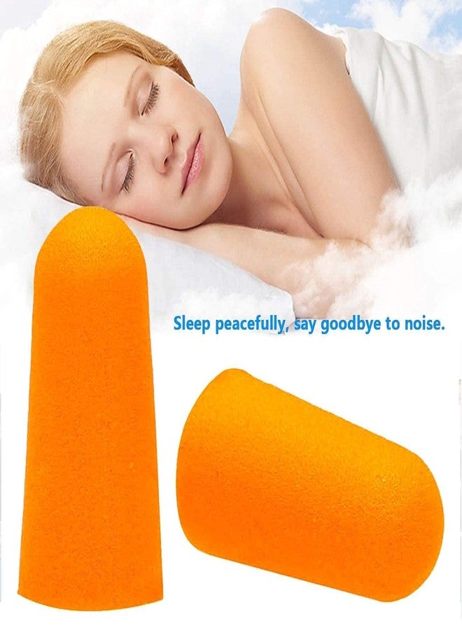 Futaba Foam Soft Ear Plugs Noise Reduction Earplugs (One Pair, Orange) - Image 3
