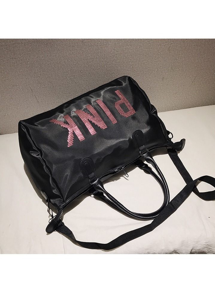PINK Folding Travel Bags Waterproof Tote Travel Luggage Bags for men Women Large Capacity Multi functional Travel Bags Handbag - Image 3