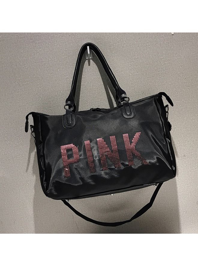PINK Folding Travel Bags Waterproof Tote Travel Luggage Bags for men Women Large Capacity Multi functional Travel Bags Handbag - Image 2