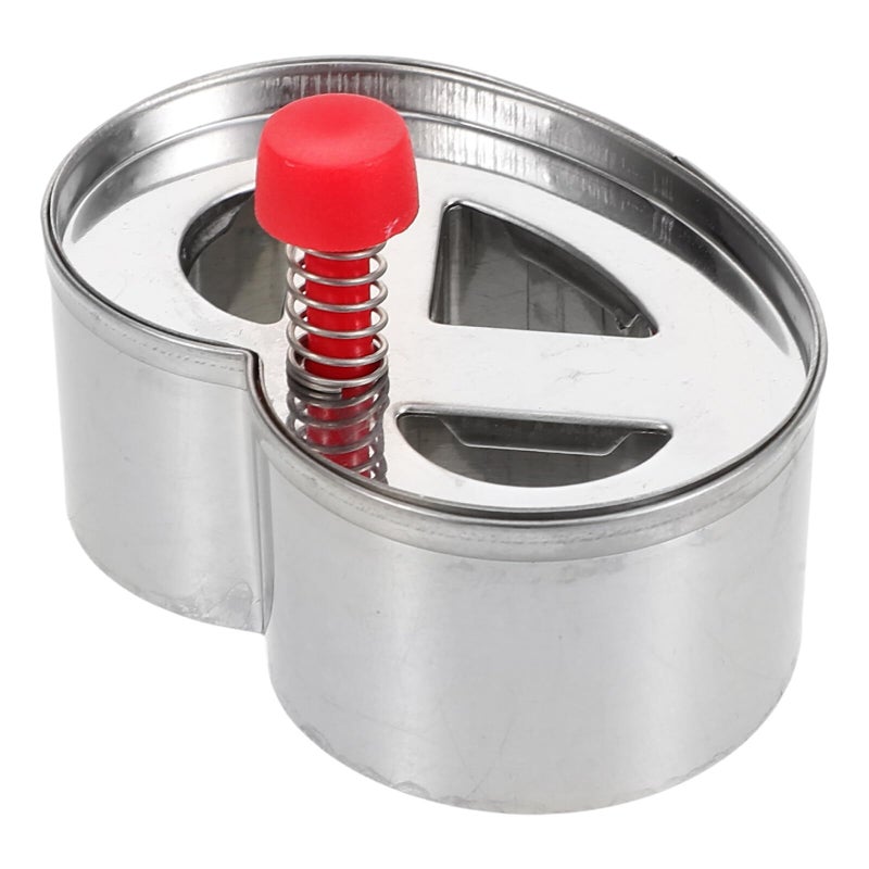 Stainless Steel Cookie Mold Press Red Classic Dessert Cutter For Baking Cookies Cakes Bread - Image 2