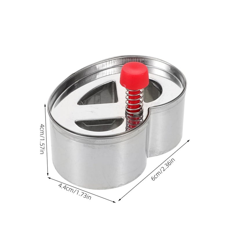 Stainless Steel Cookie Mold Press Red Classic Dessert Cutter For Baking Cookies Cakes Bread - Image 4
