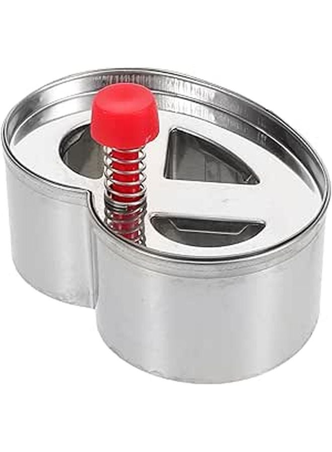 Stainless Steel Cookie Mold Press Red Classic Dessert Cutter For Baking Cookies Cakes Bread - Image 1