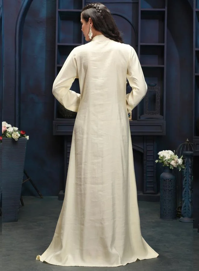 مكسيم كريشن جلابية بياقة مطرزة