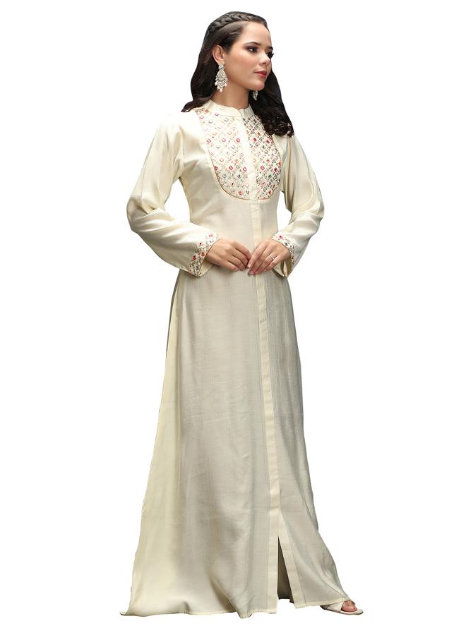 مكسيم كريشن جلابية بياقة مطرزة - Image 4