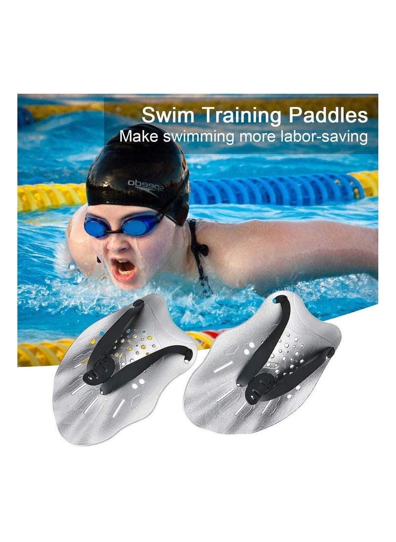 Y&D Swim Paddles Hand Training with Adjustable Straps Swimming for Women Men and Children Professional Accessories 1 Pair  - Image 3