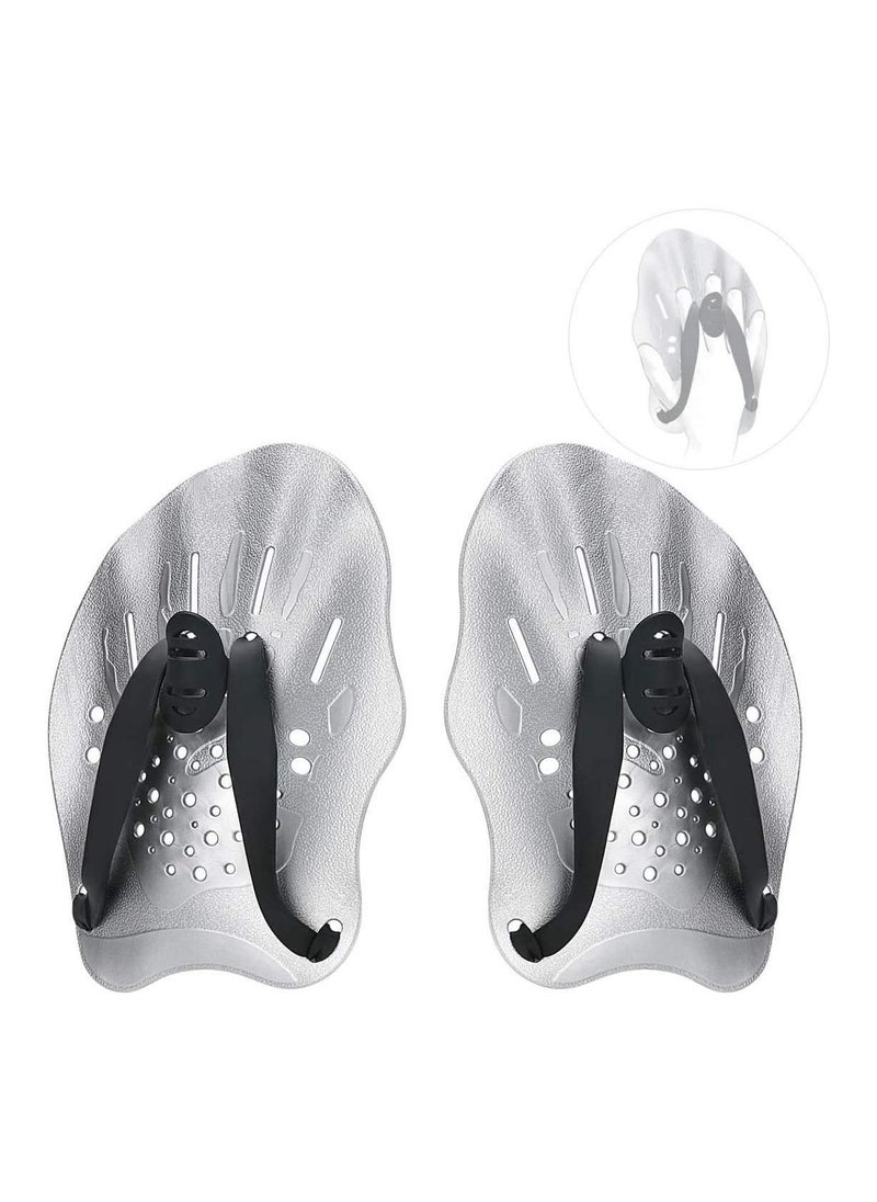 Y&D Swim Paddles Hand Training with Adjustable Straps Swimming for Women Men and Children Professional Accessories 1 Pair  - Image 1