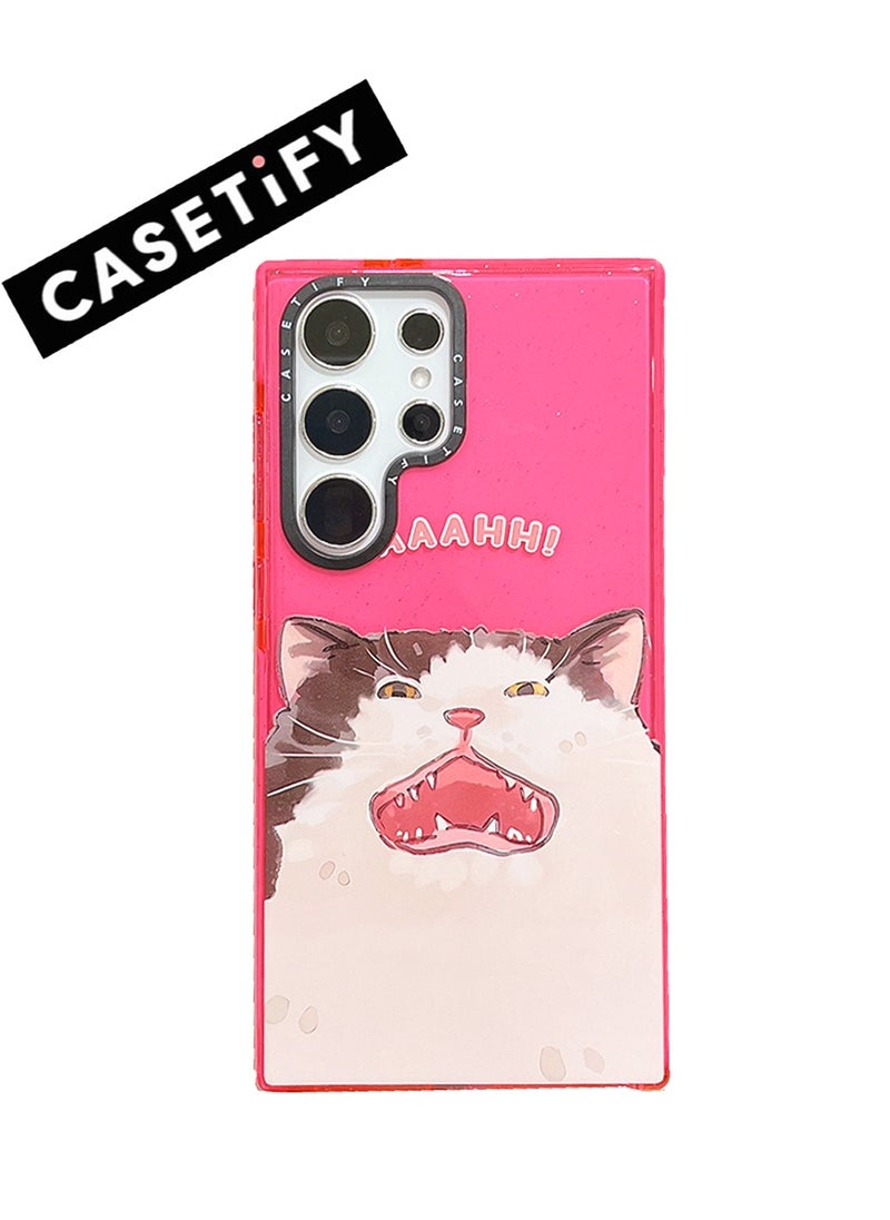Casetify - Fierce Feline Fun: Samsung Galaxy S23 Ultra 'Expressive Cat' Case - Image 1
