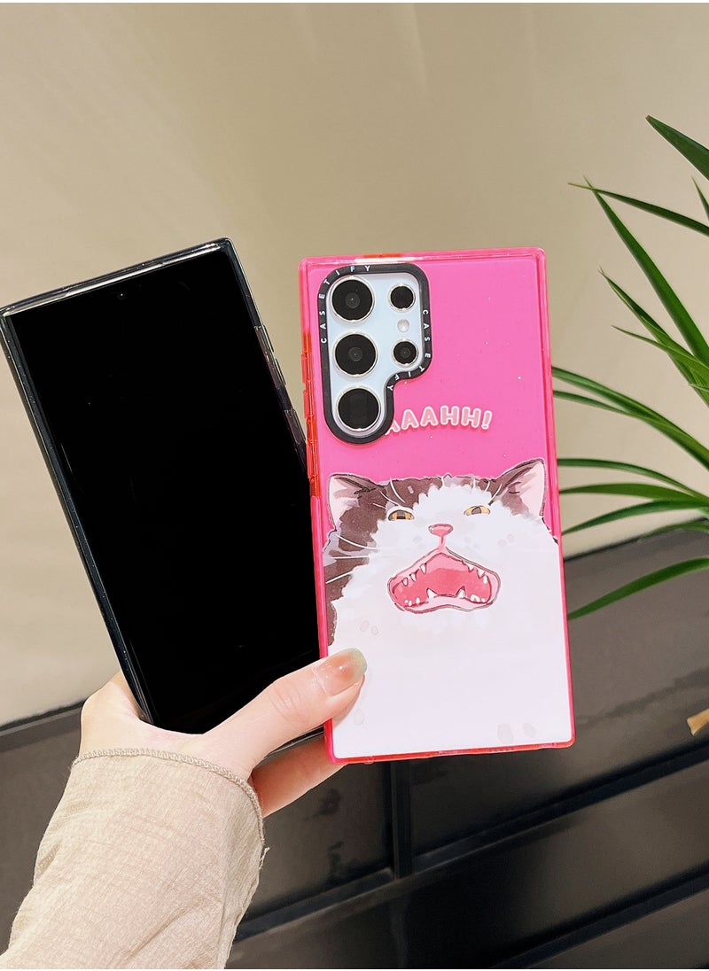 Casetify - Fierce Feline Fun: Samsung Galaxy S23 Ultra 'Expressive Cat' Case - Image 1