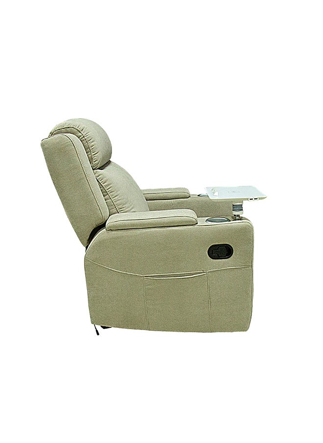 BACK COMFORT Cozy Recliner Chair – Comfortable Rocking Motion, 1-Year Warranty – Cream Color  - Image 5