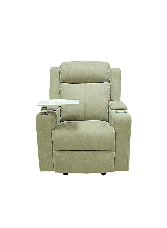 BACK COMFORT Cozy Recliner Chair – Comfortable Rocking Motion, 1-Year Warranty – Cream Color  - Image 1