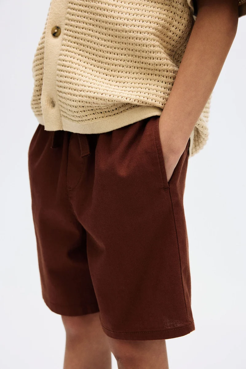 H&M Linen-blend shorts