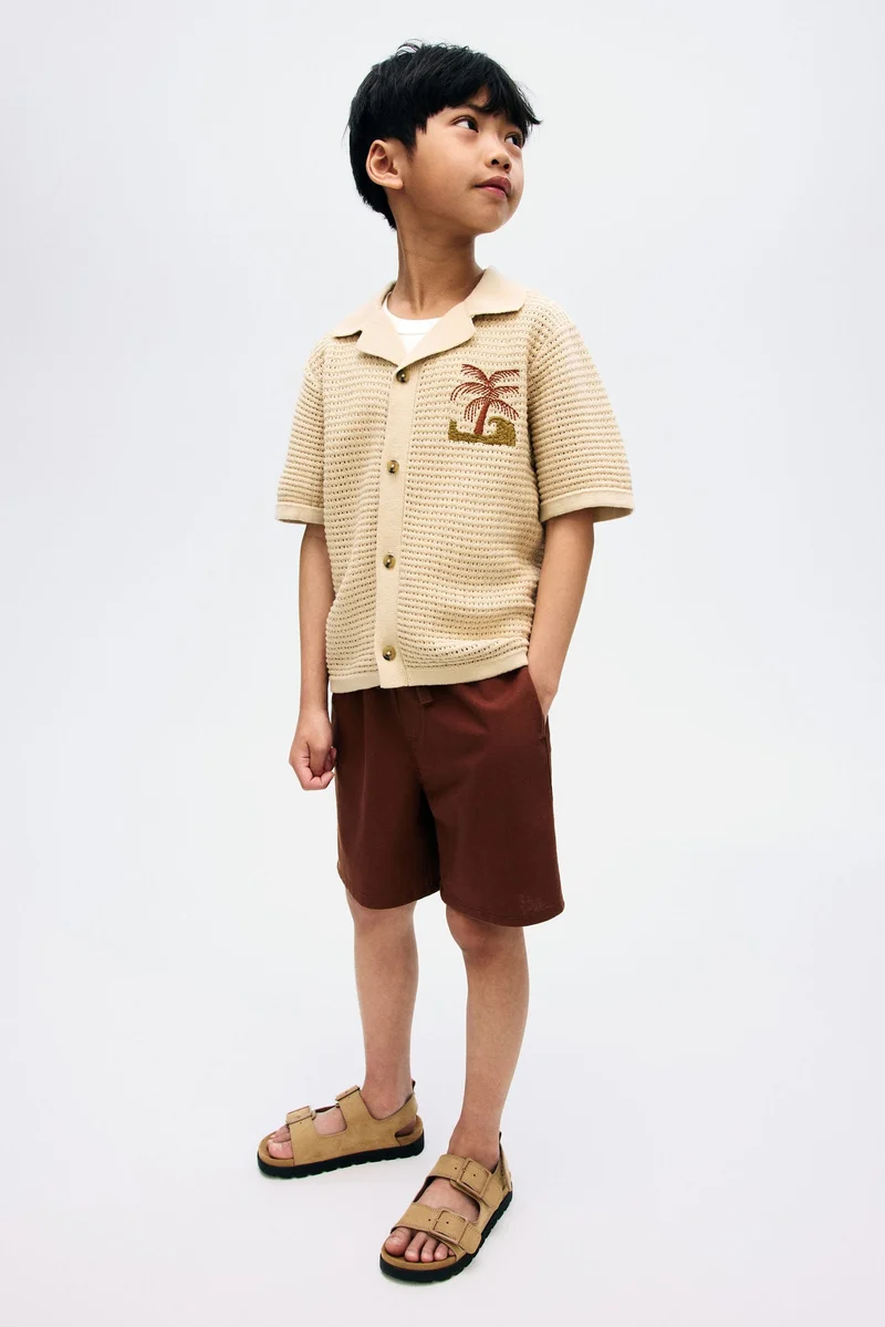 H&M Linen-blend shorts