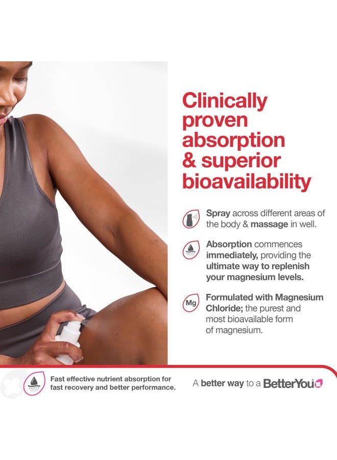 BetterYou Magnesium Muscle Body Spray by BetterYou for Unisex - 3.38 oz Body Spray - Image 5