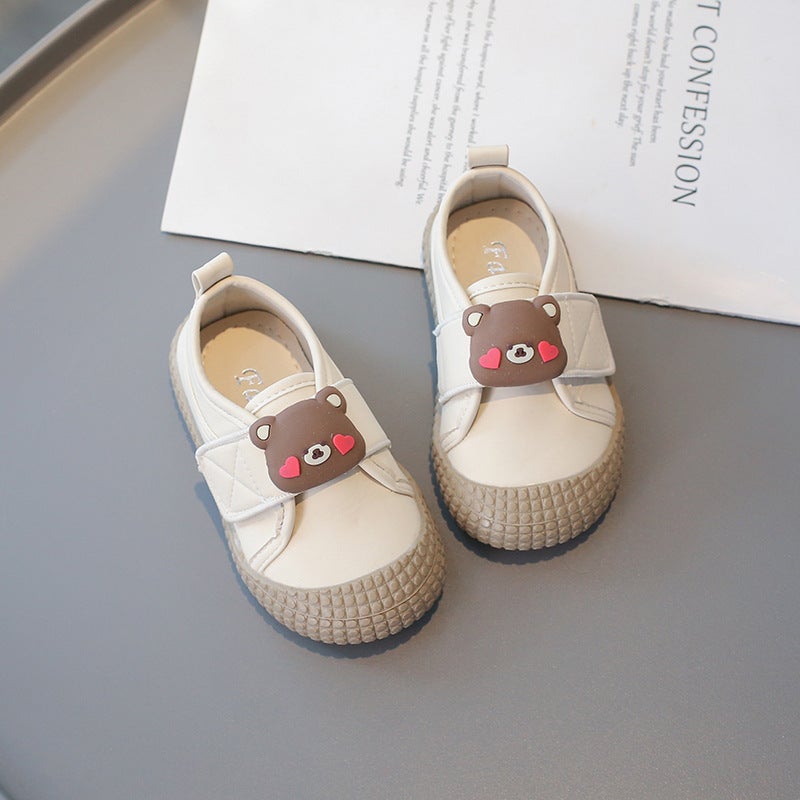 Children'S Board Shoes 2024 Autumn New Bear Men'S And Women'S Children'S Shoes Fashion Casual Shoes Cute Men'S Treasure Shoes - Image 1