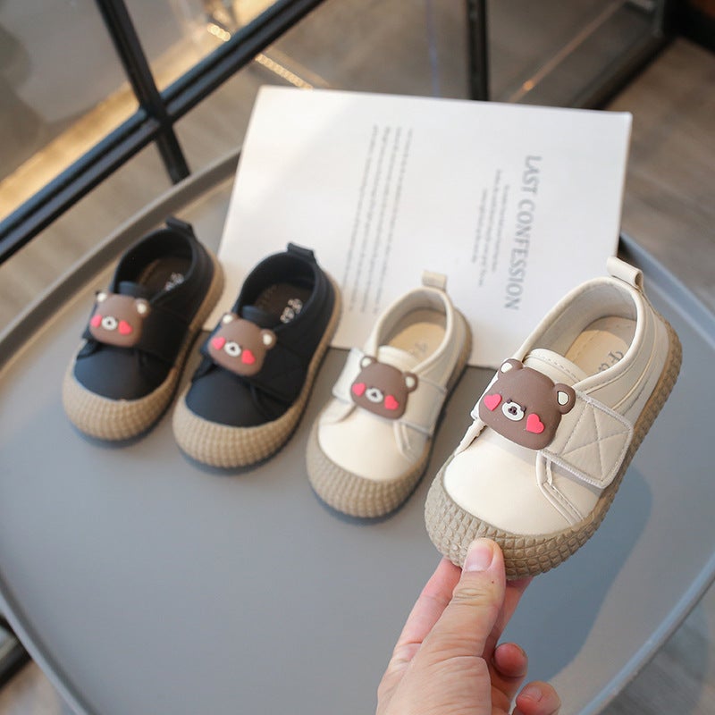 Children'S Board Shoes 2024 Autumn New Bear Men'S And Women'S Children'S Shoes Fashion Casual Shoes Cute Men'S Treasure Shoes - Image 2