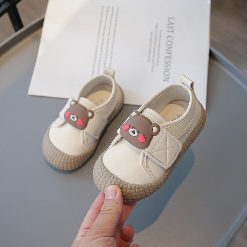 Children'S Board Shoes 2024 Autumn New Bear Men'S And Women'S Children'S Shoes Fashion Casual Shoes Cute Men'S Treasure Shoes - Image 3