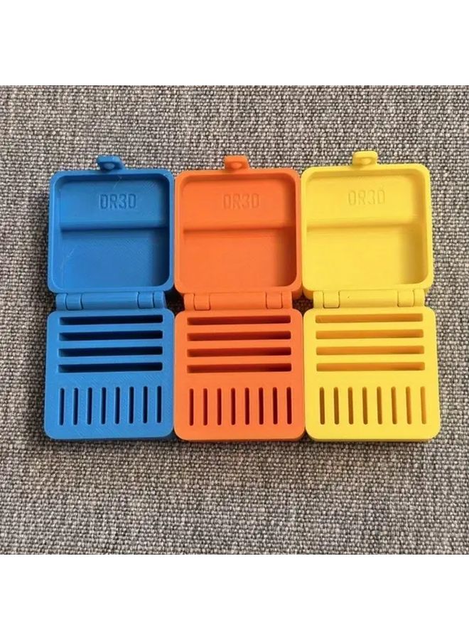 Orange Memory Card Storage Case Holder For 8 Micro SD And 4 SD Cards - Image 2