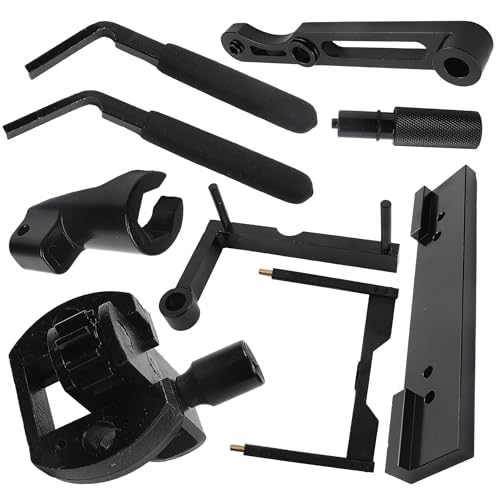 Dasbecan Timing Tool Kit Compatible with Detroit Diesel DD13 DD15 DD16 TDC Tool Engine Brake Adjustment Camshaft Timing Tool TDC Locating Pin Barring Tool Fuel Line Socket W470589104000 W470589001500 - Image 1