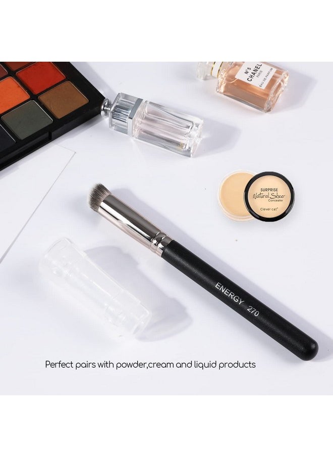 Under Eye Concealer Brush Nose Contour Brush Mini Angled Flat Top Kabuki For Dark Circles Puffiness Blending Buffing With Powder Liquid Cream Small Flawless Makeup Foundation Brush - pzsku/ZDAB4BC9BB2ADCE75915CZ/45/_/1707976596/d7d8bcd5-beac-4d37-bee0-7eb95eee3b75