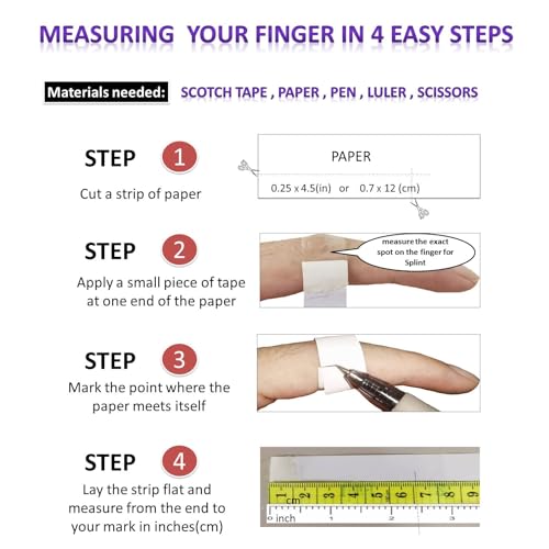 Soft Home 3 Pack Oval Finger Splints Waterproof Finger Splint for Arthritis, Trigger Finger,Mallet Fingers - Trigger Finger splints For Thumb, Index, Middle, Pinky or Ring Finger - Image 3