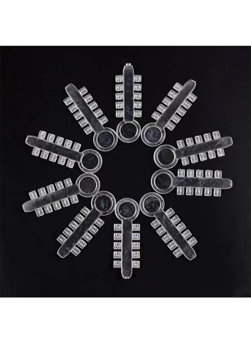 HaLunhi 20 Sticks (200pcs）Orthodontic Rotation Wedges Elastic Rubber Bands Ligature Rotary Torsion Pad（Transparent） - Image 3